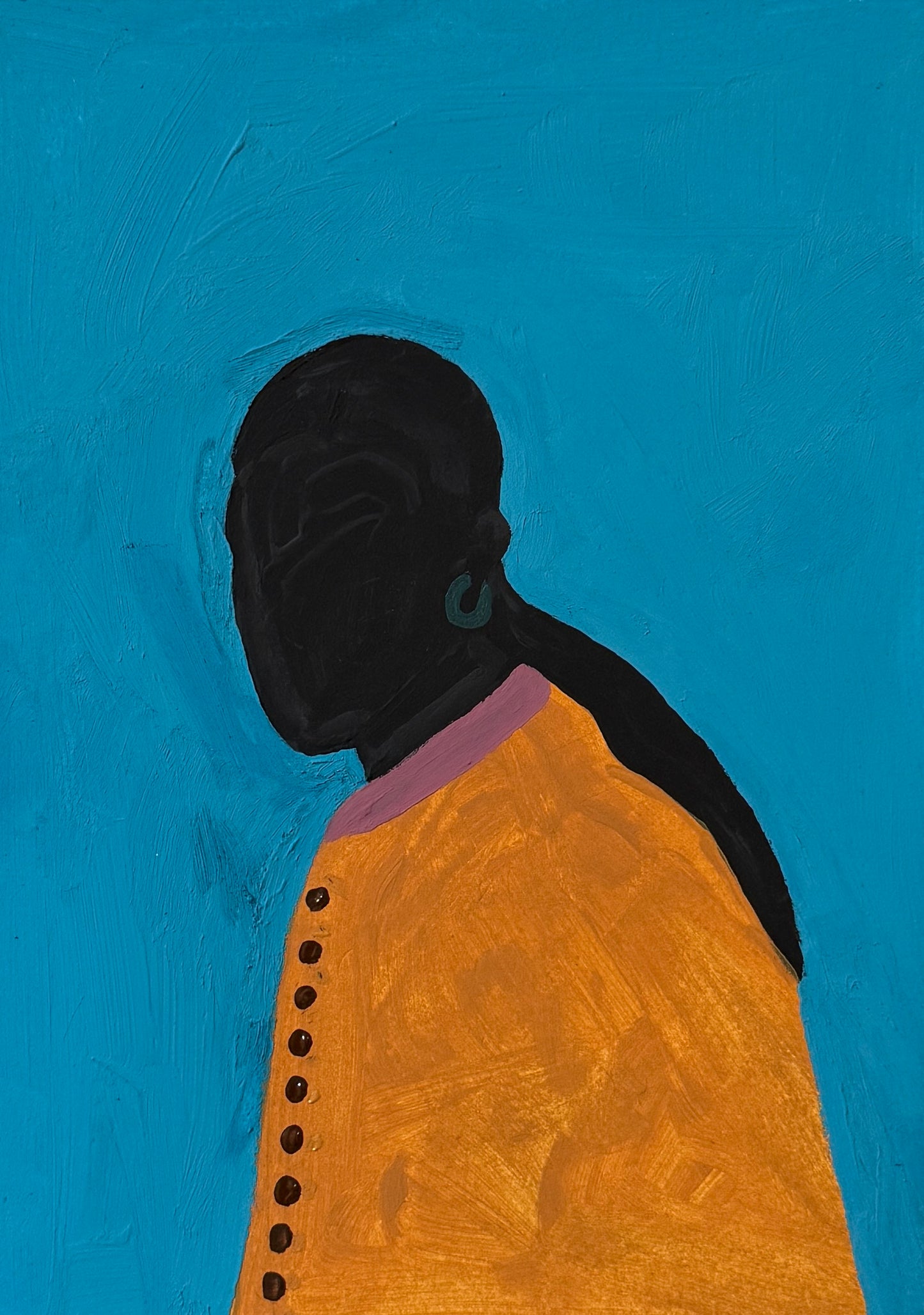 Mulher de casaco amarelo - 2025