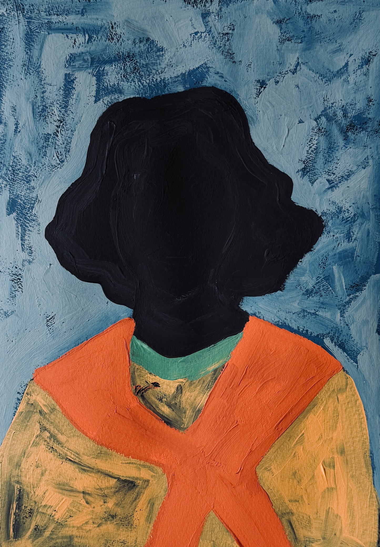 Mulher de suéter vermelho - 2025