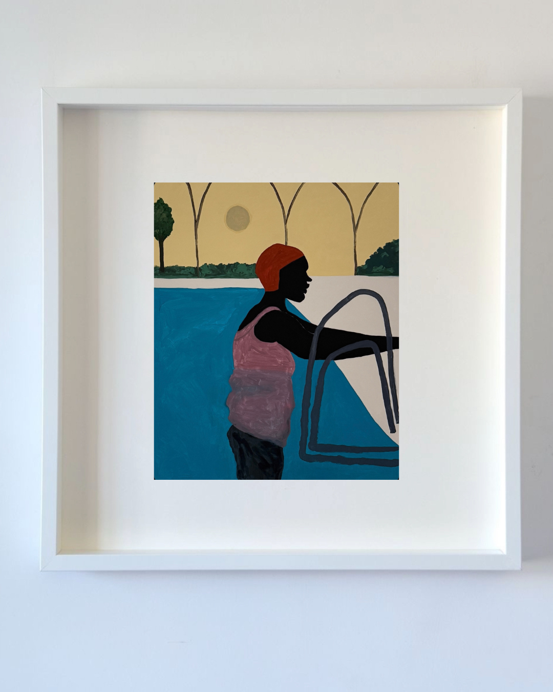 Dia de clube 2 impressão emoldurada