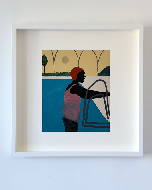 Dia de clube 2 impressão emoldurada