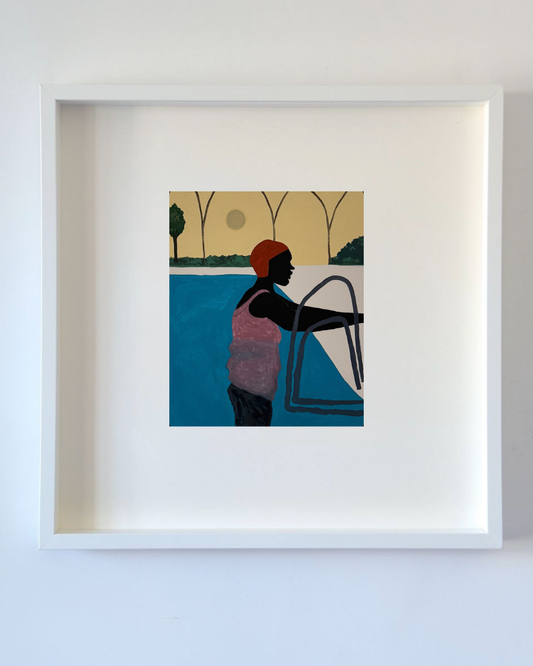 Dia de clube 2 impressão emoldurada