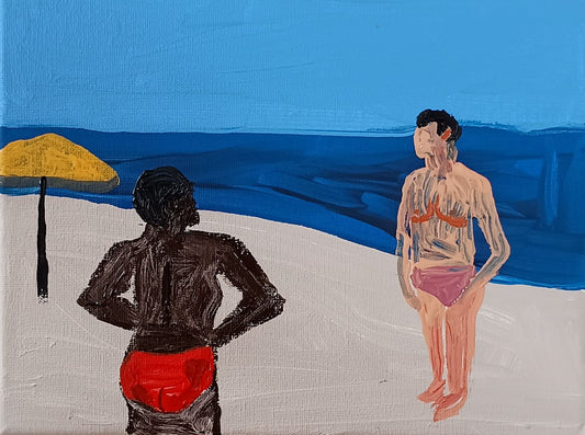 Dois senhores na praia - 2024