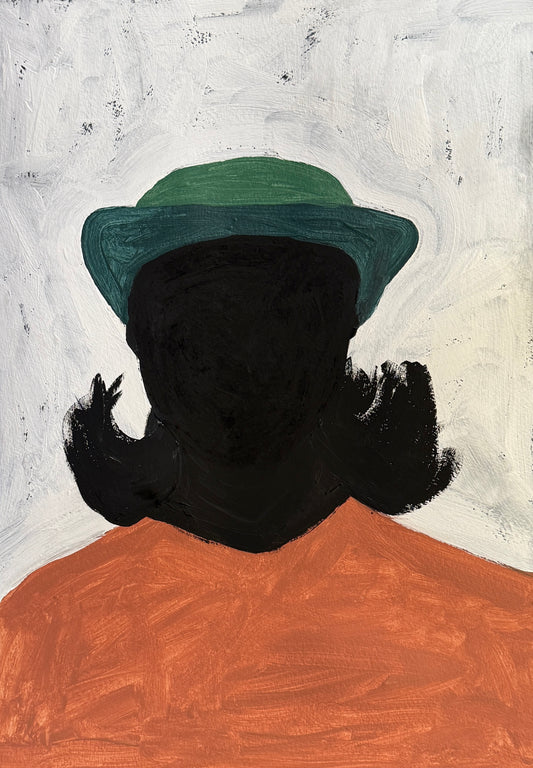 Garota de boné - 2025 Impressão fine art