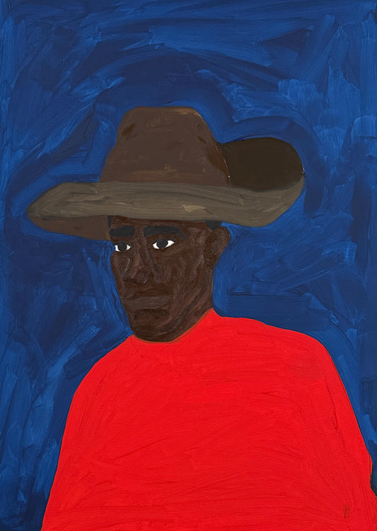 Homem de chapéu - 2025, Impressão fine art