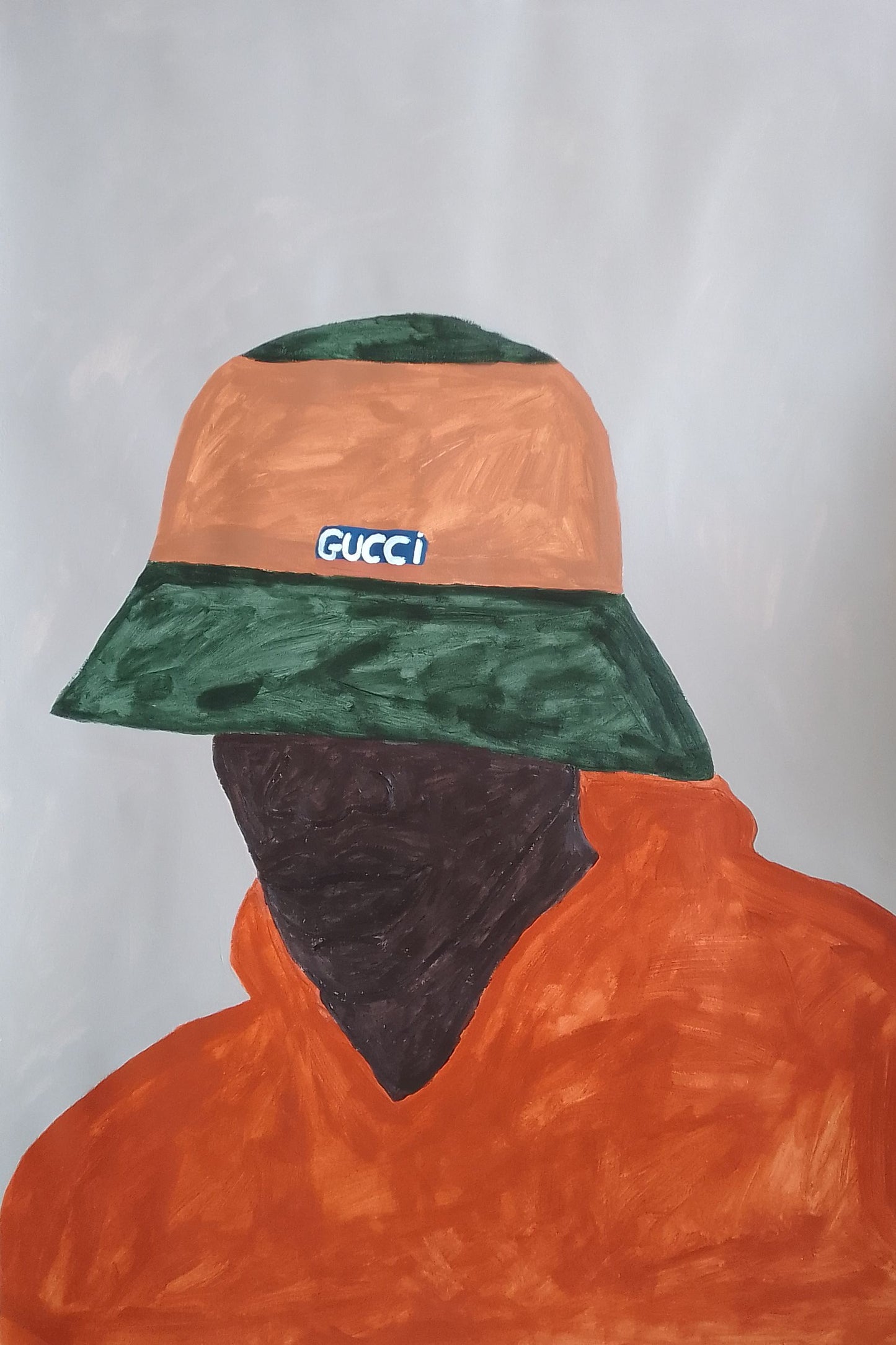 Homem  preto de Gucci 2 - 2023 Fine art