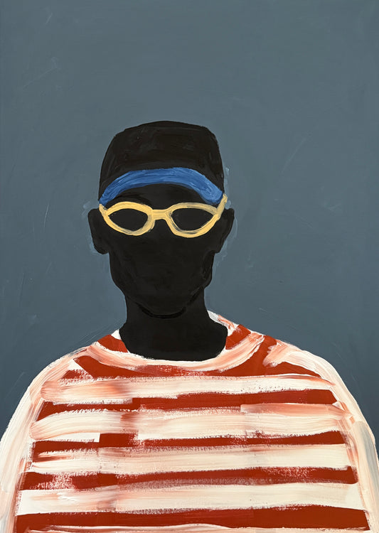 Homem preto de boné azul - 2025