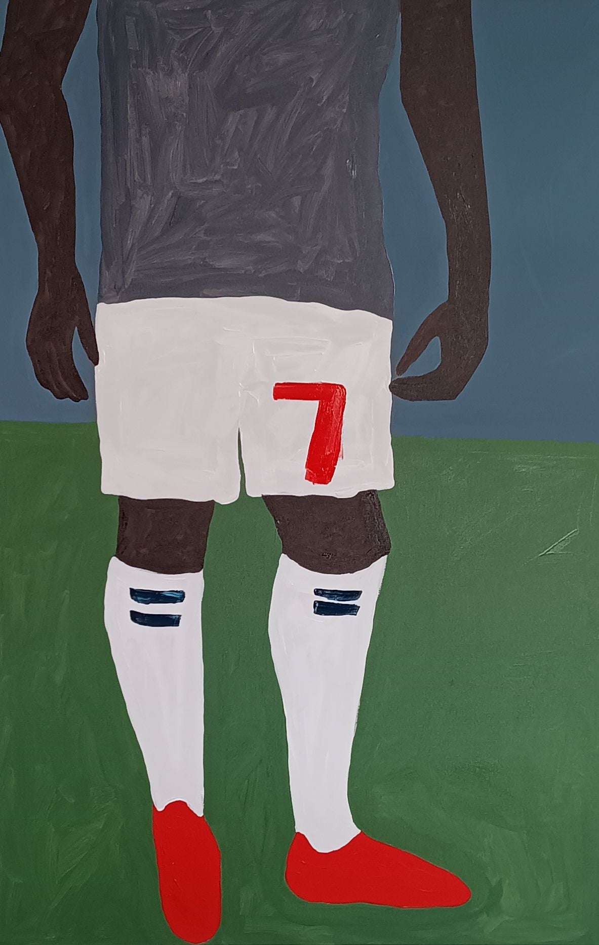 Jogador de futebol 3 - 2024 Impressão fine art