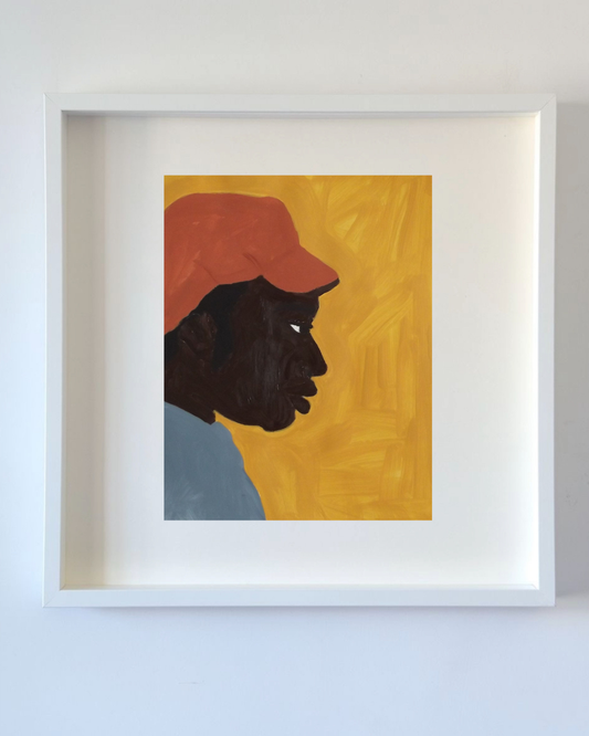 Milton Nascimento 2 impressão emoldurada