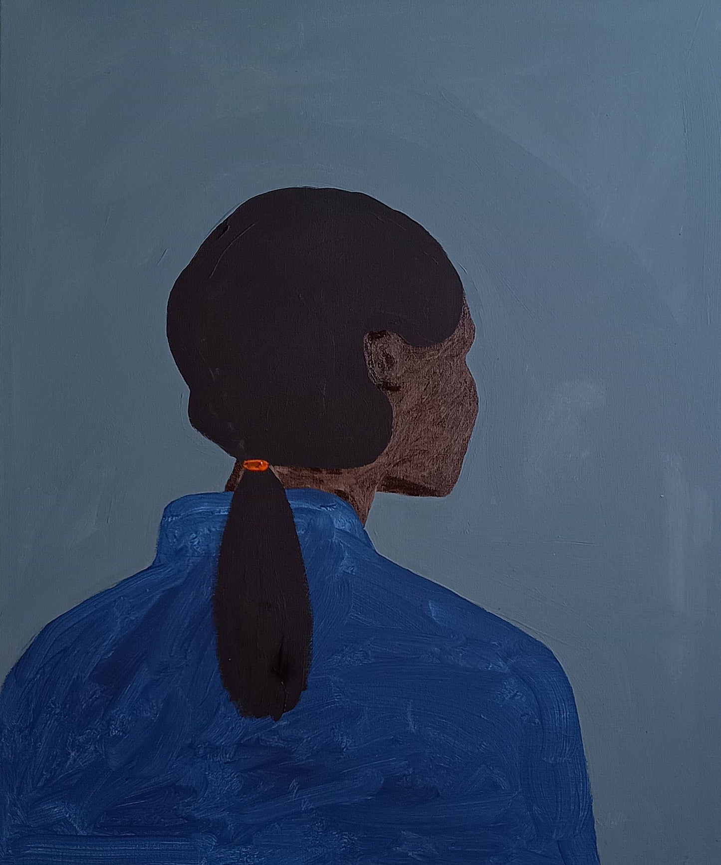 Mulher de cabelo preso - 2024 Impressão fine art