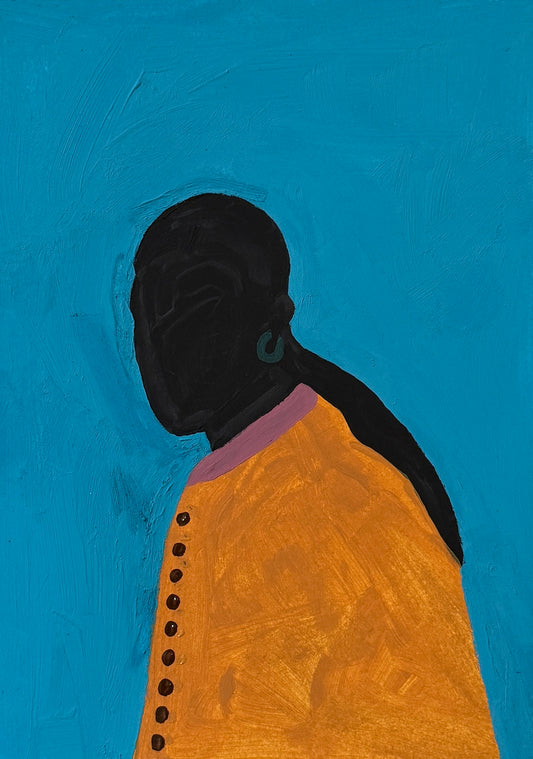 Mulher de casaco amarelo - 2025