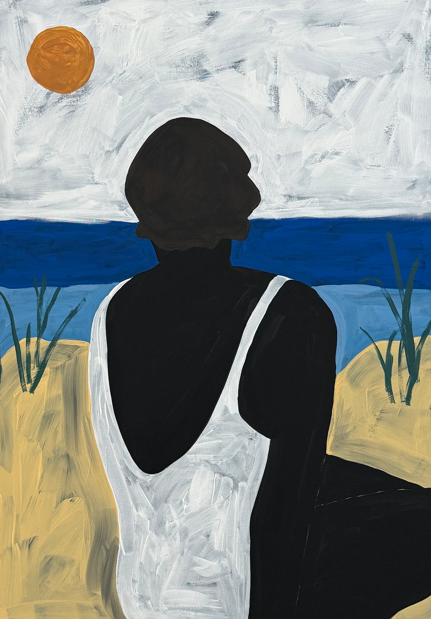 Mulher preta a beira mar - 2026