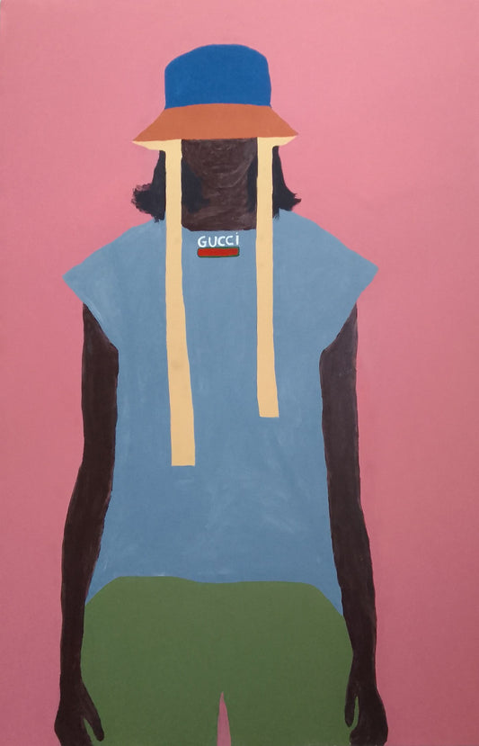 Mulher preta de Gucci - 2024 Impressão fine art