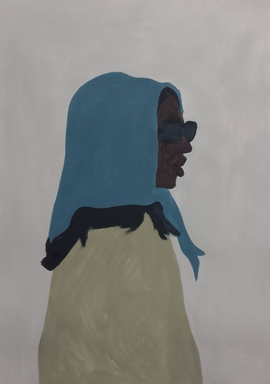 Mulher preta de lenço 3 - 2023 Fine art