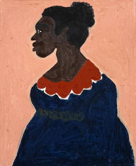 Mulher preta de vestido azul - 2025