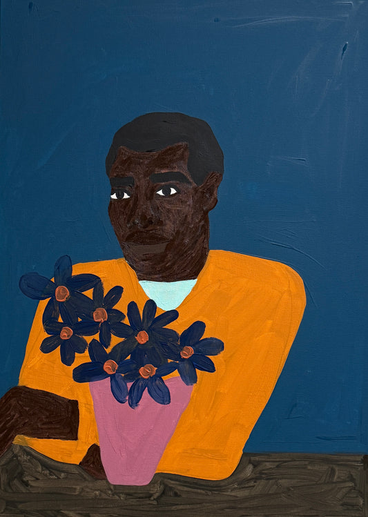 O homem preto e as flores - 2025