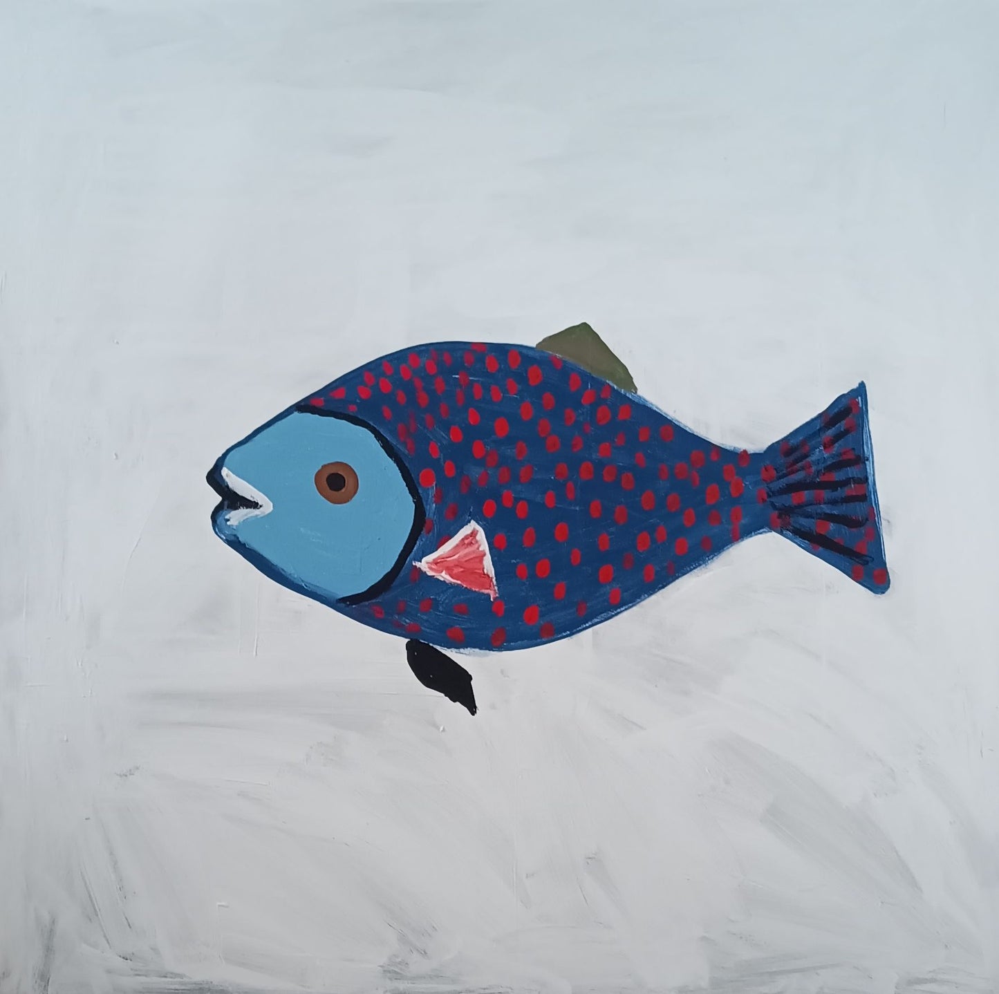 Peixe azul - 2024 Impressão fine art