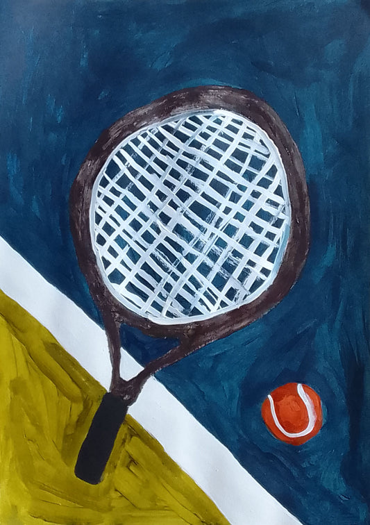 Raquete de tênis - 2023 Fine art