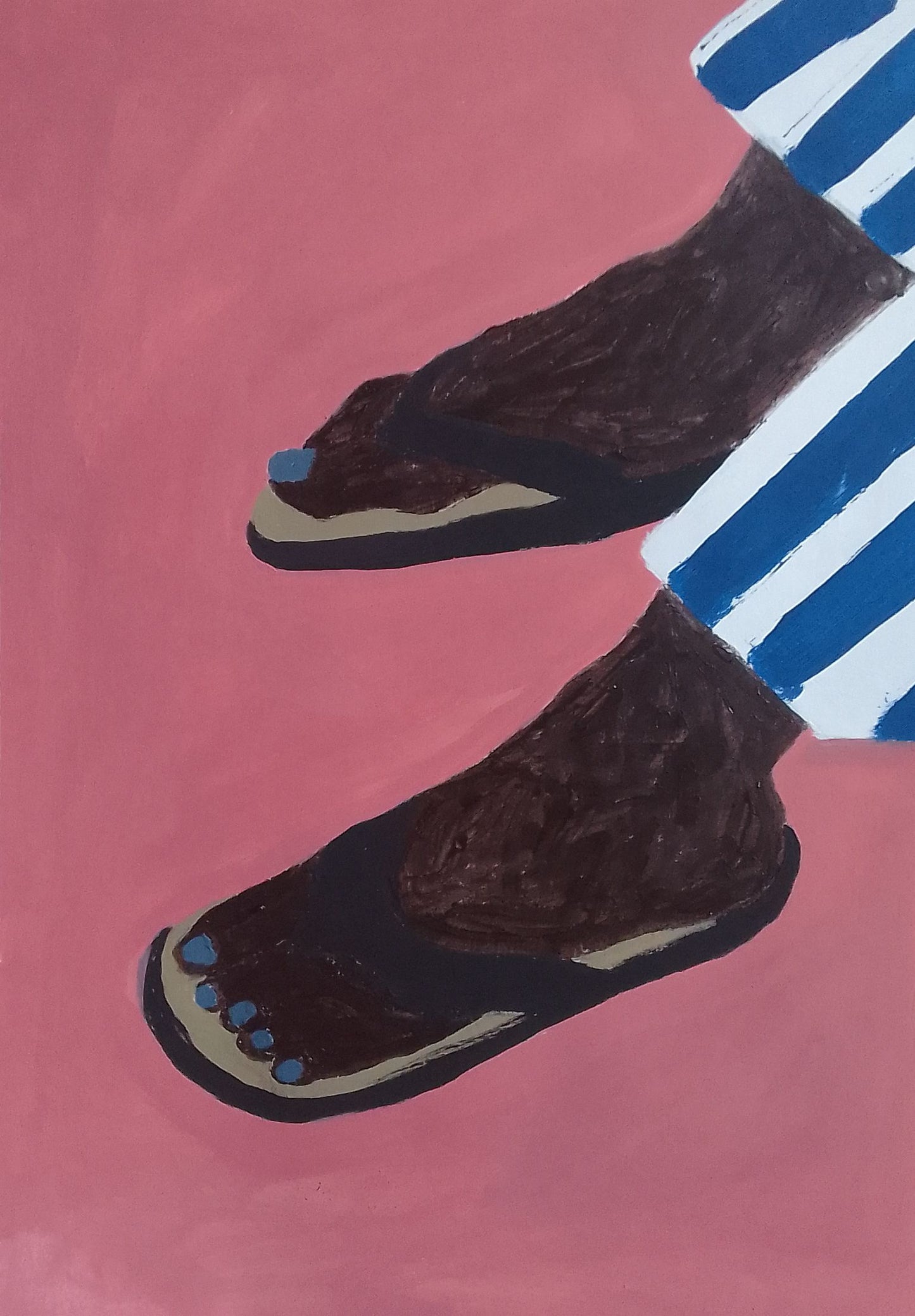 Seguir com fé e perseverança - 2024 Impressão fine art