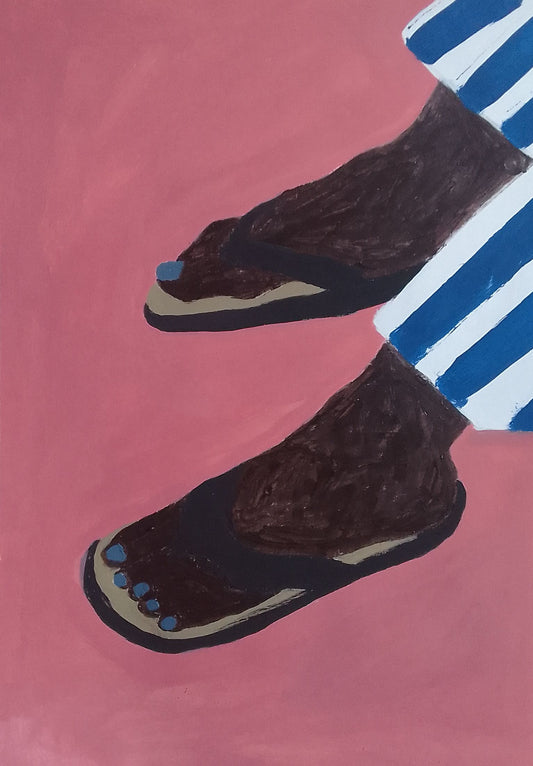 Seguir com fé e perseverança - 2024 Impressão fine art